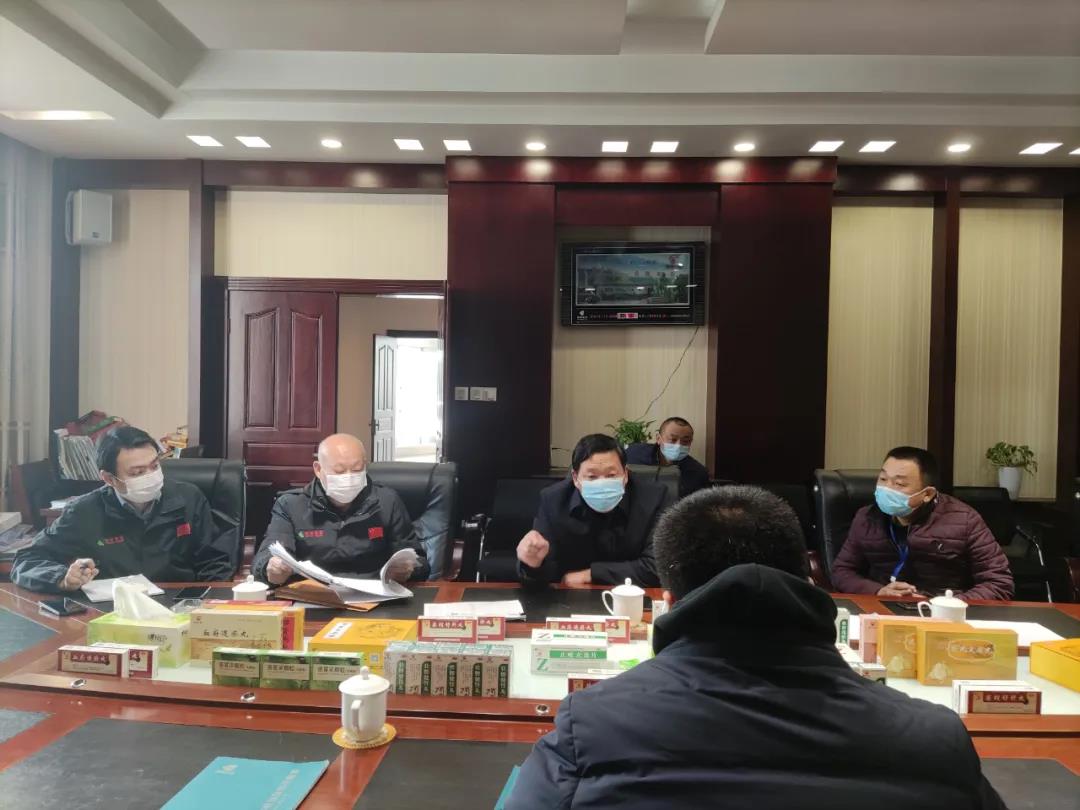 安國市副市長(zhǎng)趙躍偉到藥都集團(tuán)指導(dǎo)疫情防控工作