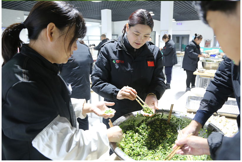 歲寒隆冬至，煮餃話團(tuán)圓 ——藥都集團(tuán)工會舉辦冬至日包餃子活動